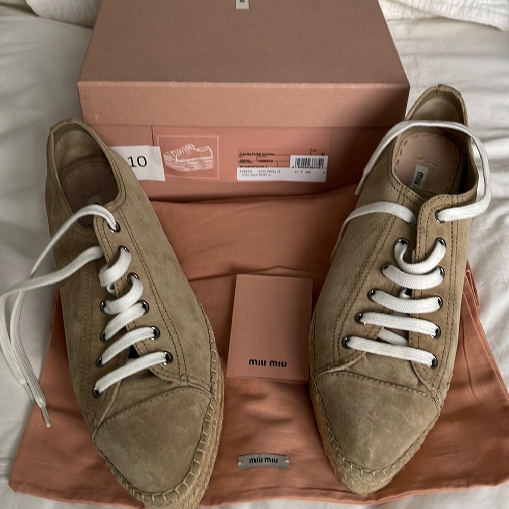 MIU MIU - Platform Espadrilles